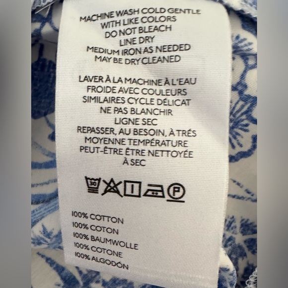 NWT Size L - Anthropologie 100% Cotton Poplin Smocked Midi Dress (NWT US$ 168) - Picture 9 of 16